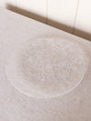 Vintage LE Smith Large Clear Glass Strawberry Platter Plate