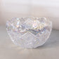 Vintage LE Smith Large Clear Iridescent Glass Quintec Bowl