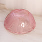 Vintage LE Smith Large Pink Bowl with Satin Swan Designs