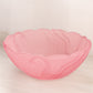 Vintage LE Smith Large Pink Satin Glass Swan Bowl