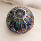 Vintage LE Smith Large Plum Iridescent Glass Quintec Bowl