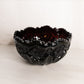 Vintage LE Smith Large Purple Amethyst Green Glass Quintec Bowl