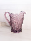 Vintage Large Purple Floral Dogwood Pitcher