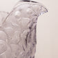 Vintage LE Smith Large Purple Lavender Glass Dogwood Pitcher