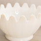 Vintage LE Smith Large White Milk Glass Pointed Bowl