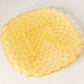 Vintage LE Smith Large Yellow Glass Trellis Plate (Set of 2)