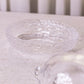 Vintage LE Smith Media Clear Glass Lidded Bunny Rabbit Dish
