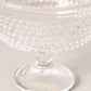 Vintage LE Smith Medium Clear Glass Hobnail Flared Compote