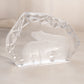 Vintage LE Smith Medium Clear Glass Polar Bear Iceberg