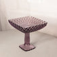 Vintage LE Smith Medium Dark Purple Trellis Compote