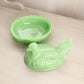 VIntage LE Smith Medium Jadeite Green Glass Hen on Nest Lidded Dish