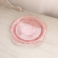 Vintage LE Smith Medium Pink Glass Leaf Plate