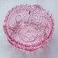 Vintage LE Smith Pink Glass Comet in the Stars Bowl