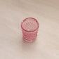 Vintage LE Smith Pink Glass Hobnail Toothpick Holder