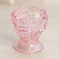 Vintage LE Smith Pink Iridescent Glass Toothpick Holder