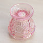 Vintage LE Smith Pink Iridescent Glass Toothpick Holder