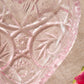 Vintage LE Smith Small Pink Glass Heart Shaped Dish