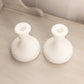Vintage LE Smith White Milk Glass Hobnail Candlesticks (Set of 2)