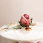 Vintage Lefton Ceramic Floral Rose Canisters (Set of 3)