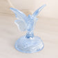 Vintage Light Blue Fenton Glass Butterfly Ring Holder Figurine