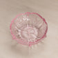 Vintage Extra Small LE Smith Pink Glass Thistle Bowl