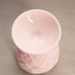 Vintage Light Pink Milk Glass Footed Planter Vase