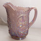 Vintage LE Smith Light Purple Iridescent Windmill Pitcher