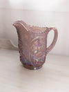 Vintage LE Smith Light Purple Iridescent Windmill Pitcher