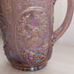 Vintage LE Smith Light Purple Iridescent Windmill Pitcher