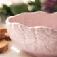 Vintage Light Purple McCoy Ceramic Butterfly Oval Planter