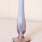 Vintage Light Purple Opalescent Bud Swung Vase