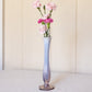 Vintage Light Purple Opalescent Bud Swung Vase