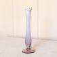 Vintage Light Purple Opalescent Bud Swung Vase