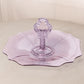 Vintage Light Purple Square Handled Tidbit Tray