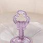 Vintage Light Purple Square Handled Tidbit Tray
