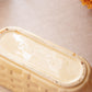 Vintage McCoy Pottery Floraline Woven Oblong Planter