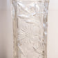 Vintage McKee Glass Innovation Clear Floral & Cane Square Vase