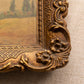 Vintage Medium Aged Landscape Painting with Ornate Frame
