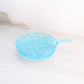Vintage Medium Blue Glass Daisy & Button Skillet