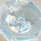 Vintage Medium Blue Iridescent Opalescent Horse Head Bowl
