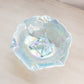 Vintage Medium Blue Iridescent Opalescent Horse Head Bowl
