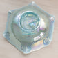Vintage Medium Blue Iridescent Opalescent Horse Head Bowl