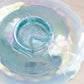Vintage Medium Blue Iridescent Opalescent Horse Head Plate