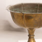 Vintage Medium Brass Compote with Marble Stone Base