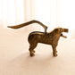 Vintage Medium Brass Dog Nutcracker
