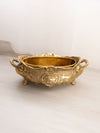 Vintage Medium Brass Jardinière Planter with 2 Handles