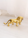 Vintage Medium Brass Lion Figurine