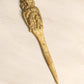 Vintage Medium Brass Owl Letter Opener Desk Accessory