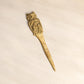 Vintage Medium Brass Owl Letter Opener Desk Accessory