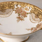 Vintage Medium Ceramic Nippon Gold Detail Floral Handled Bowl